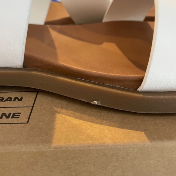 Call It Spring // Slingback Sandals // White // 100% Vegan // Size 7.5 - Picture 5 of 5